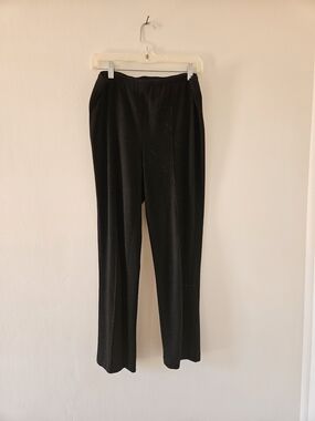 rag & bone Black 100% Wool Knit Straight-Leg Pants Sz 10